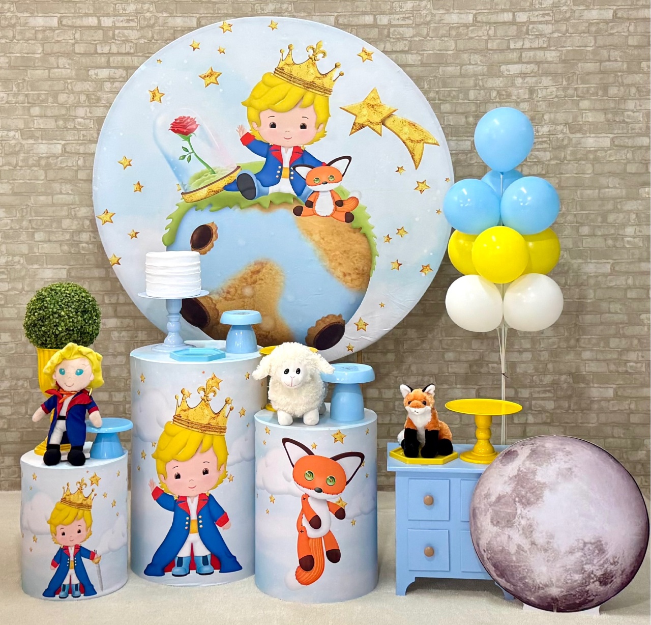 Pequeno Príncipe Azul Claro  - SofistiqueDecor