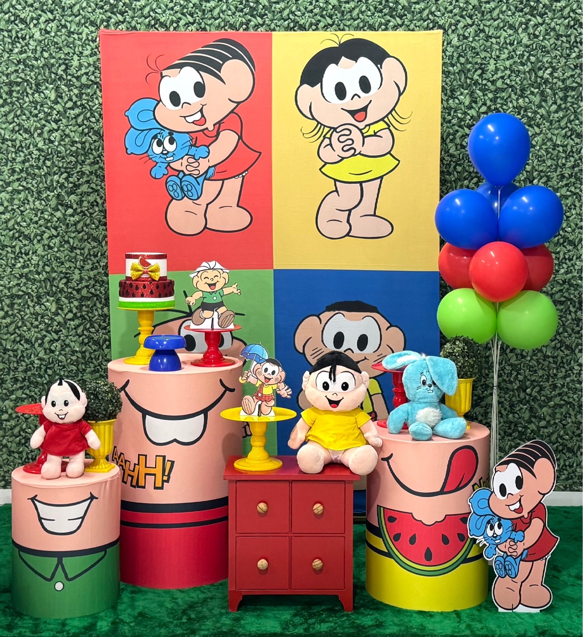 Turma da Mônica Painel Retangular - SofistiqueDecor