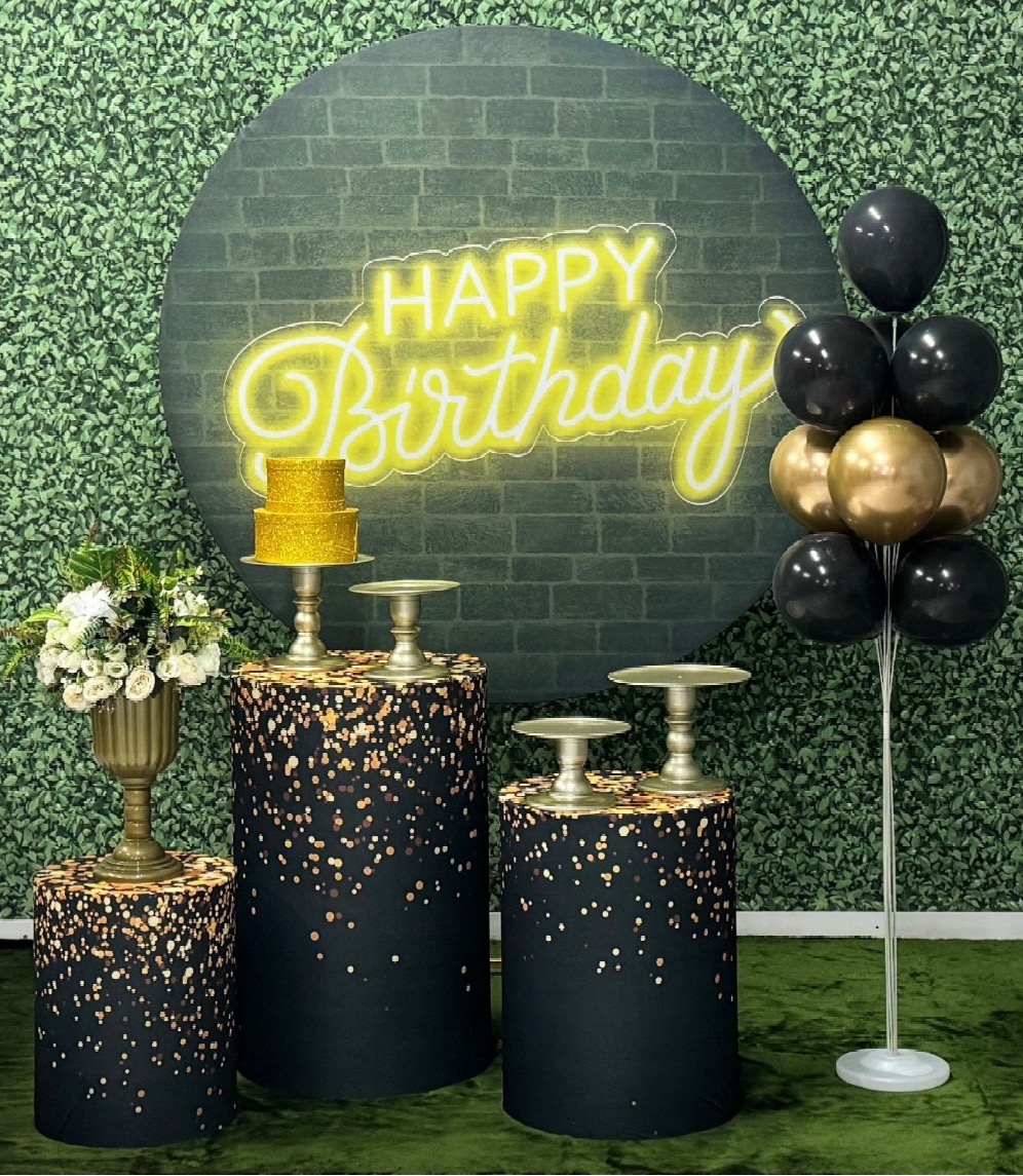 Happy Birthday Preto 2 - SofistiqueDecor