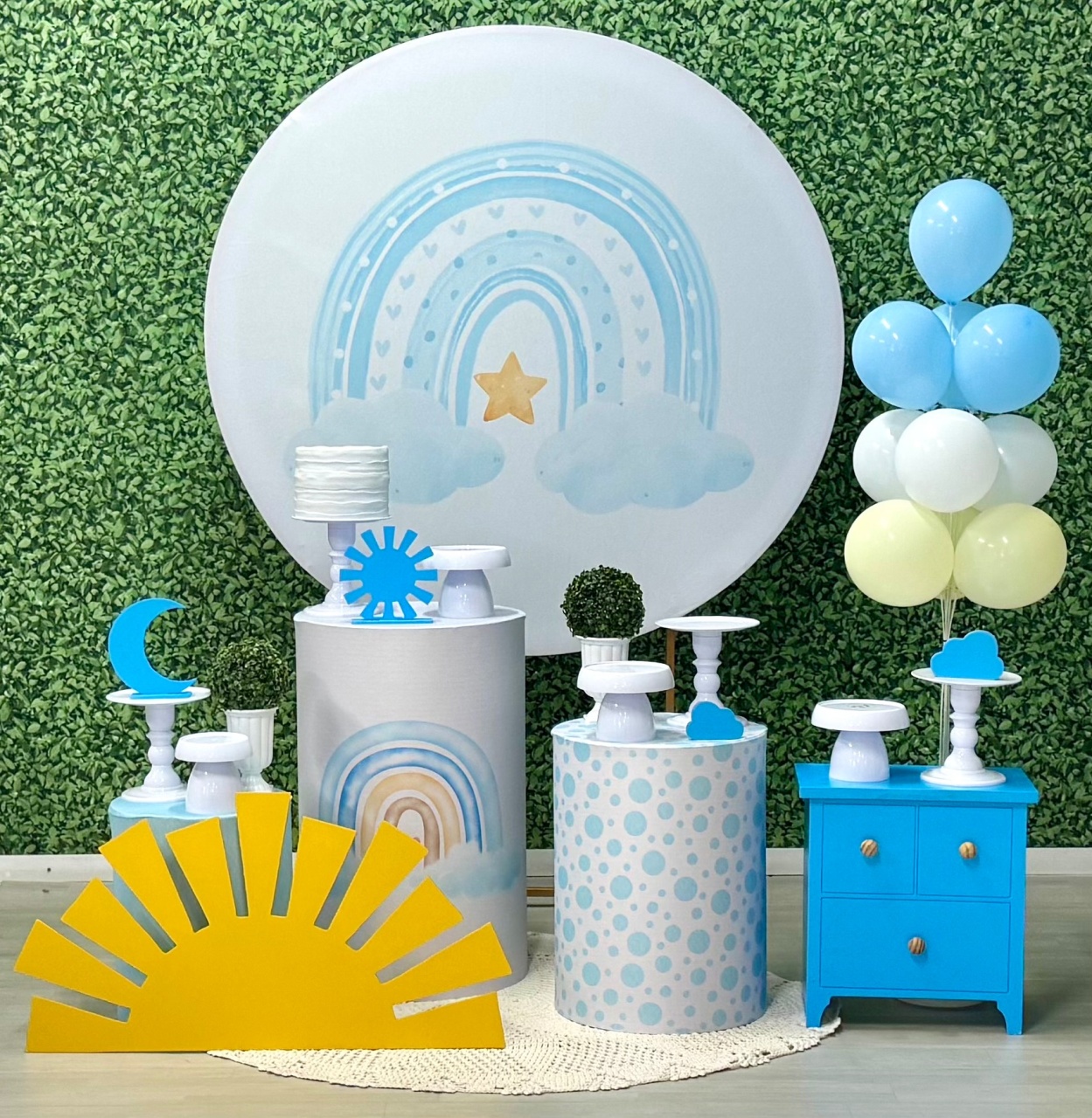 Arco-Íris Azul - SofistiqueDecor