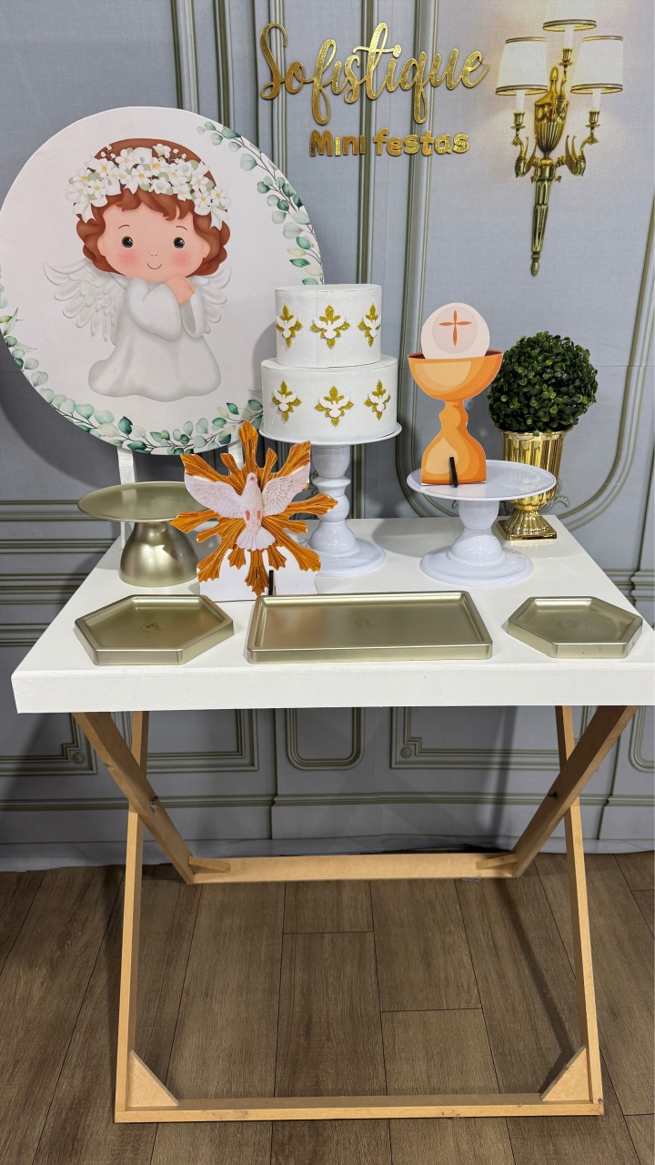 Batizado Anjinha - Mini - SofistiqueDecor