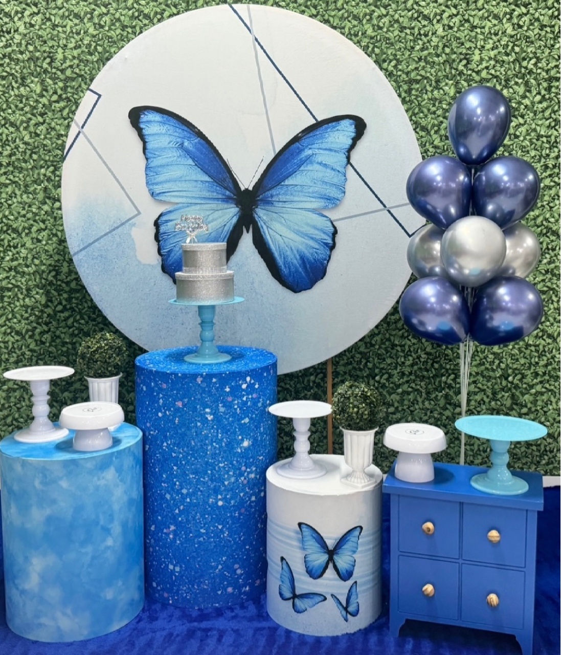 Borboleta Azul - SofistiqueDecor