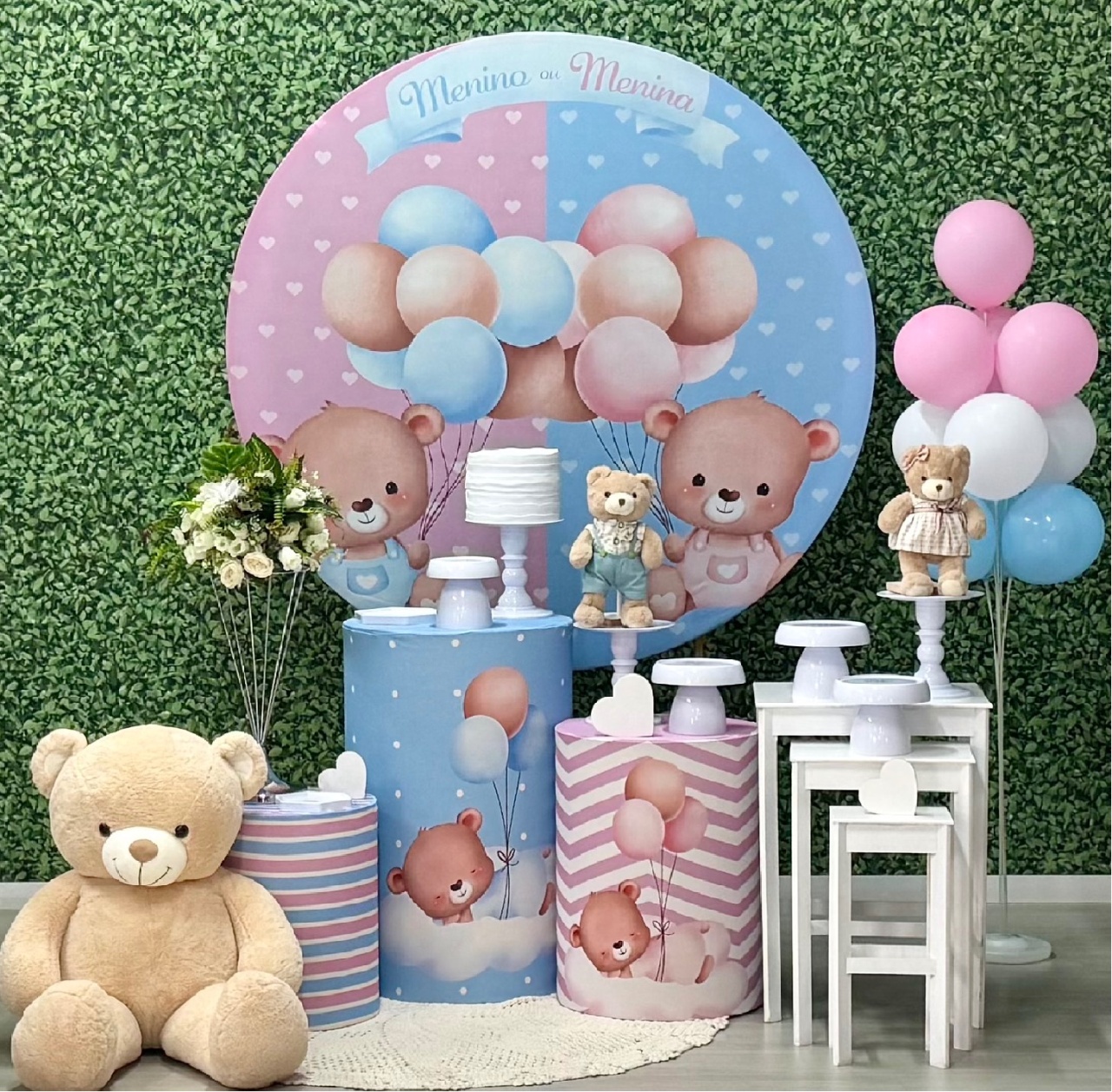Chá Revelação Ursos 2 - SofistiqueDecor