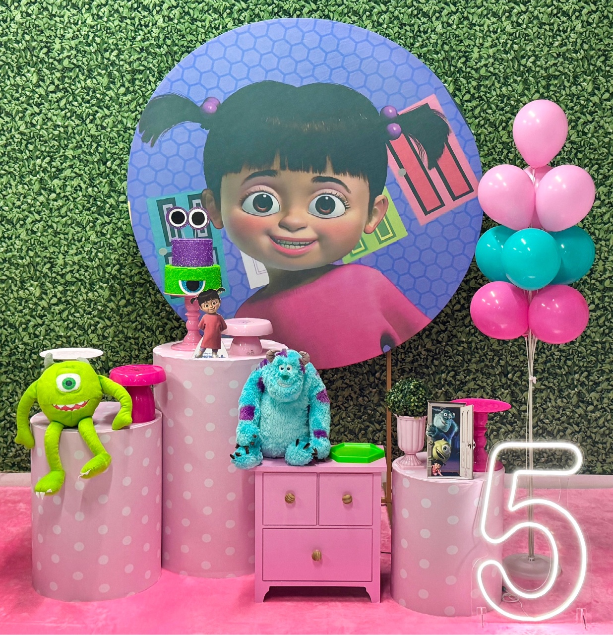 Monstros Sa Rosa Boo - Modelo 3 - SofistiqueDecor