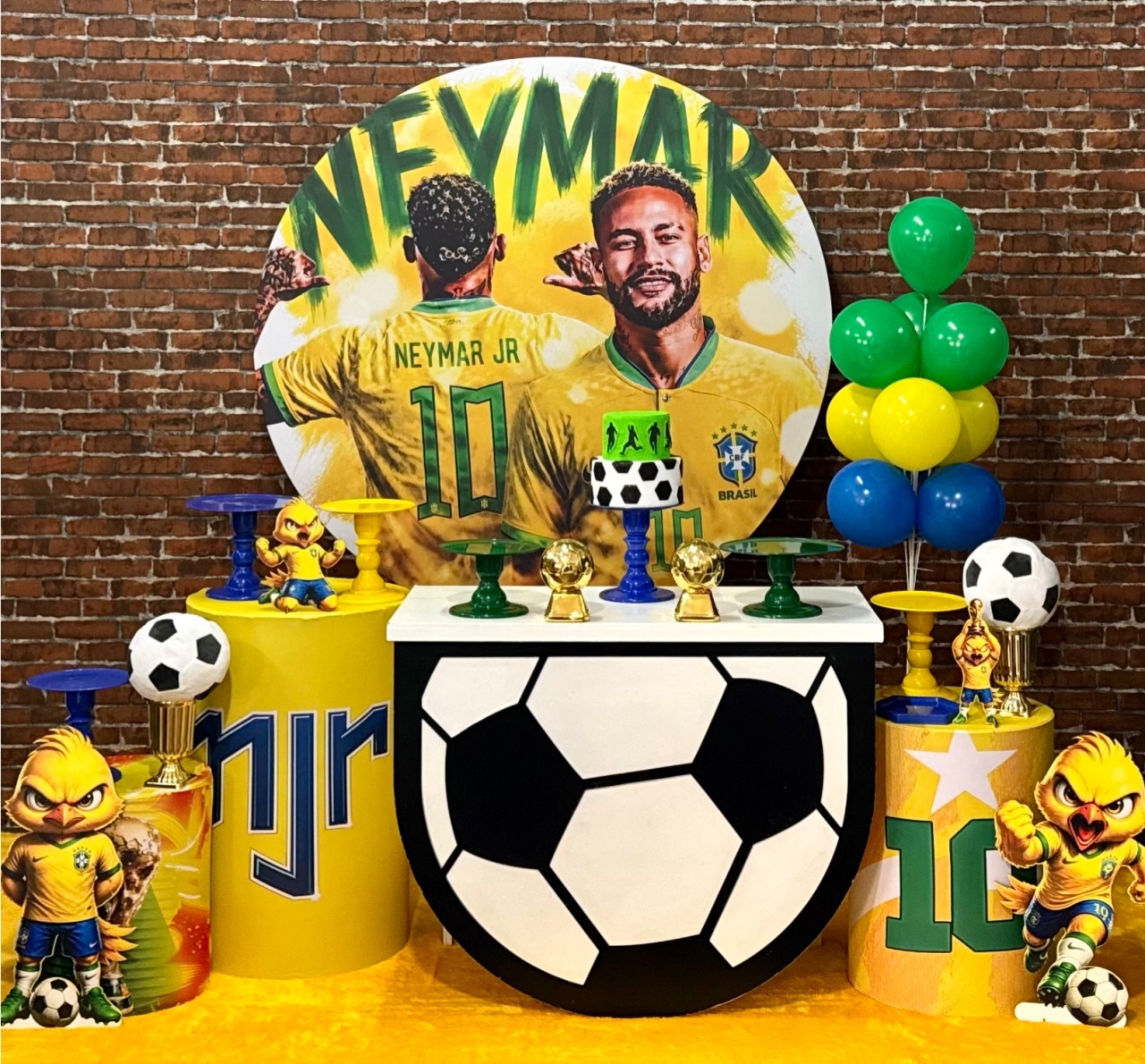 Copa Neymar Futebol - Modelo 2 Com Mesa - SofistiqueDecor