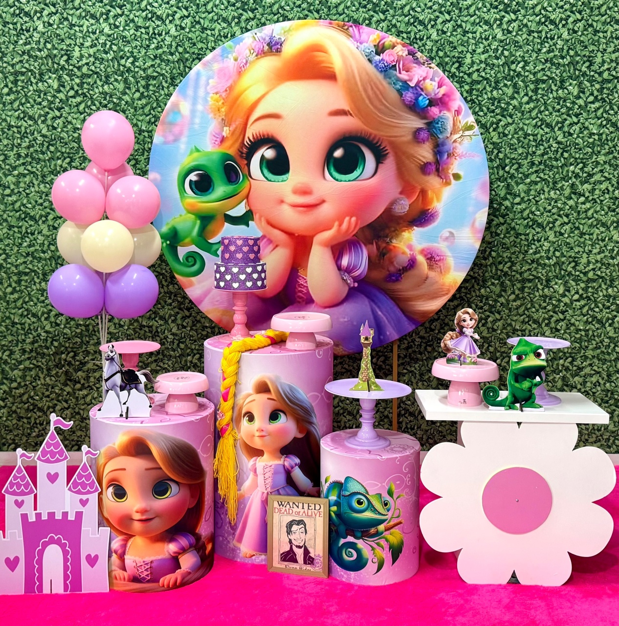 Enrolados Cute - Princesa Rapunzel - Modelo 1  - SofistiqueDecor