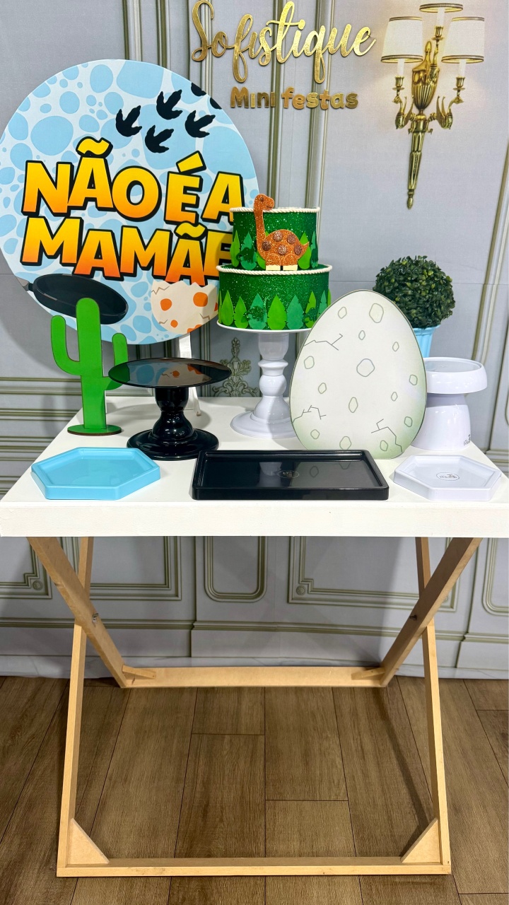 Não É A Mamãe - Família Dinossauro - SofistiqueDecor