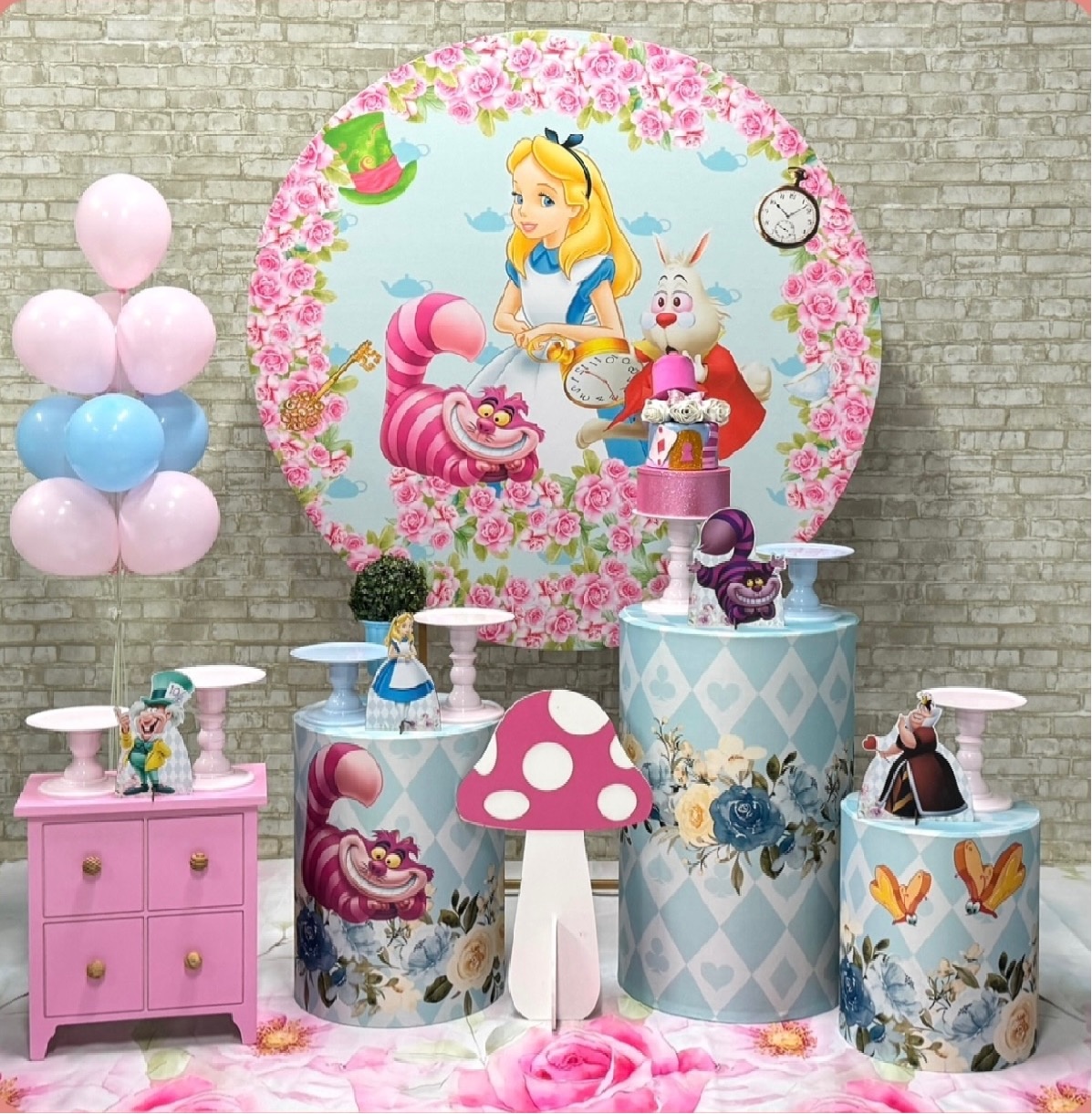 Alice No País das Maravilhas - Modelo 3  - SofistiqueDecor