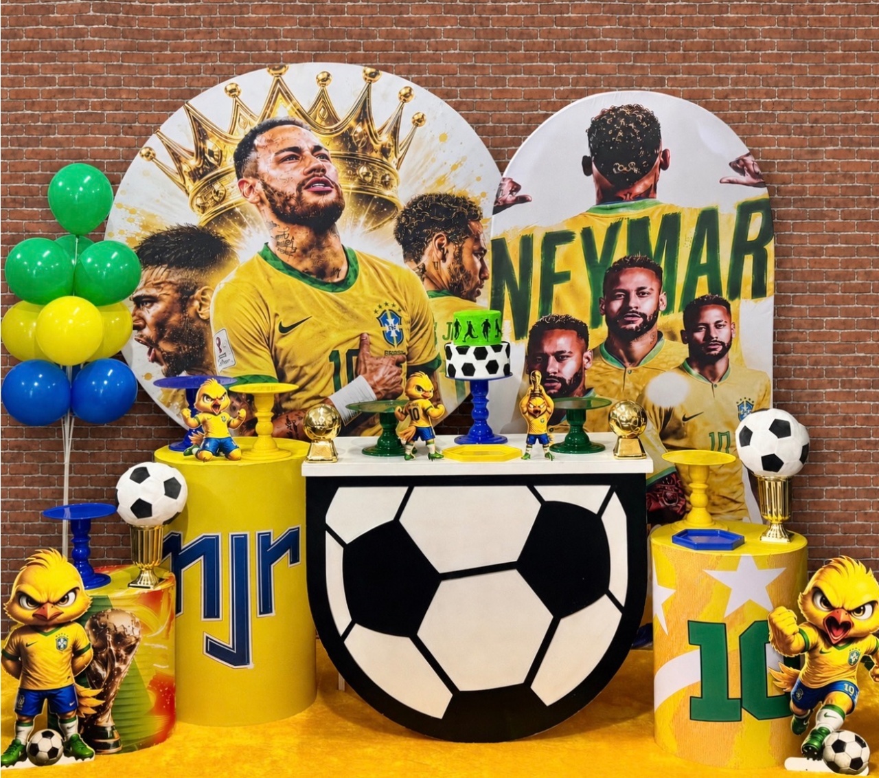 Copa Neymar Futebol - Modelo 1 Painel Lateral - SofistiqueDecor