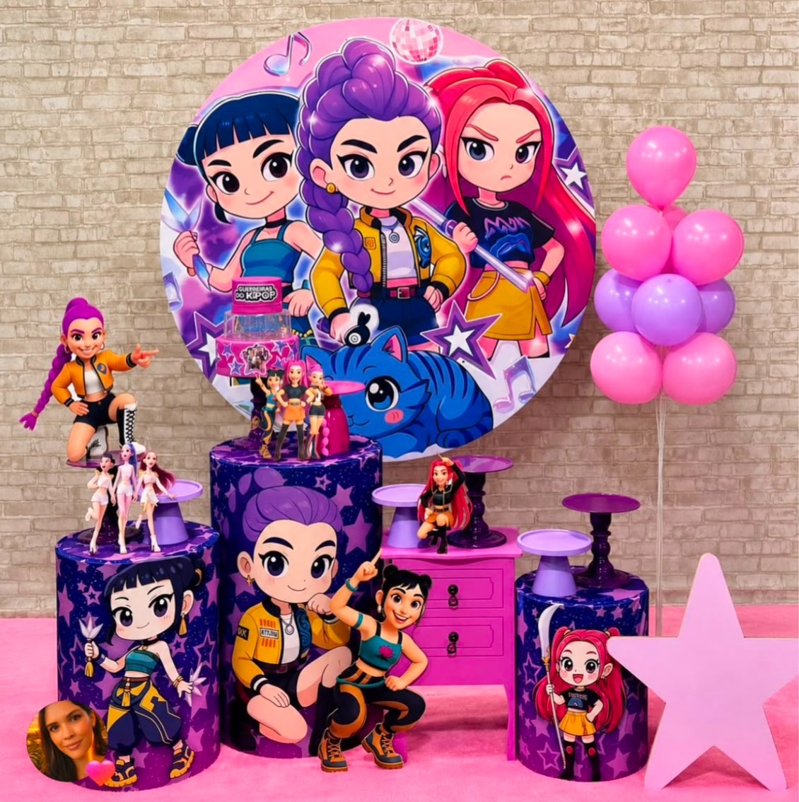 Guerreiras Do K-Pop Cute - Modelo 2 - SofistiqueDecor