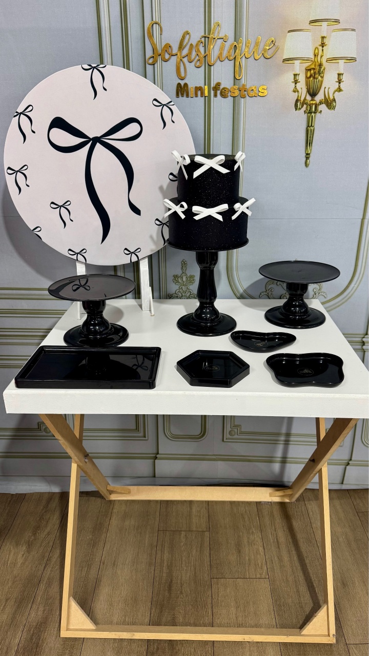 Laço Preto 1 - SofistiqueDecor