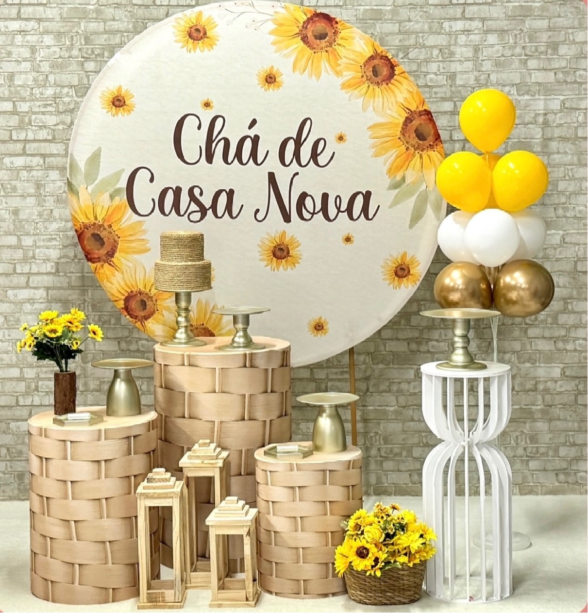 Chá de Casa Nova Girassóis - SofistiqueDecor