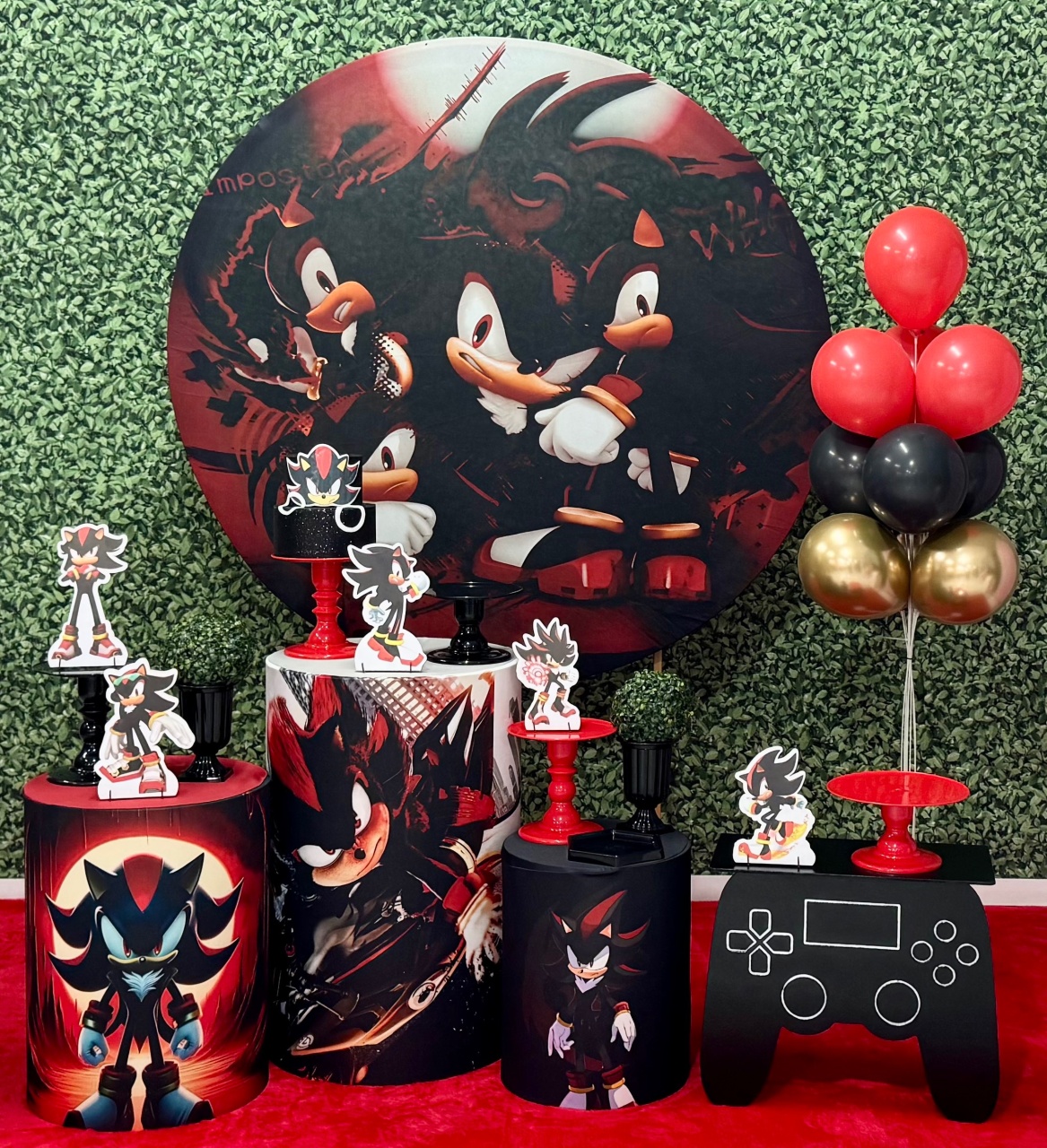 Sonic - Shadow the Hedgehog Preto - SofistiqueDecor