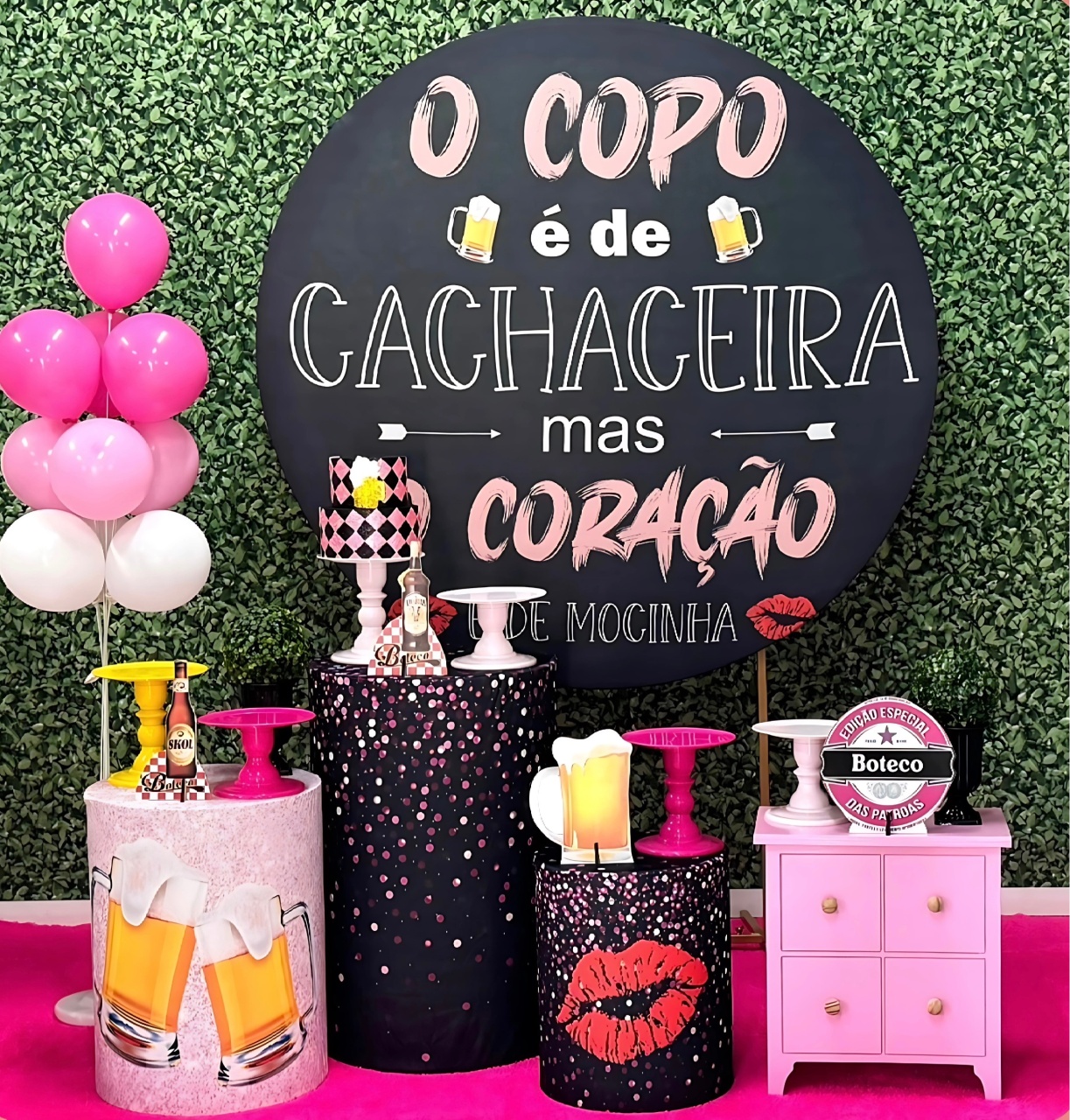 O Copo É de Cachaceira Mas O Coração É de Mocinha - SofistiqueDecor