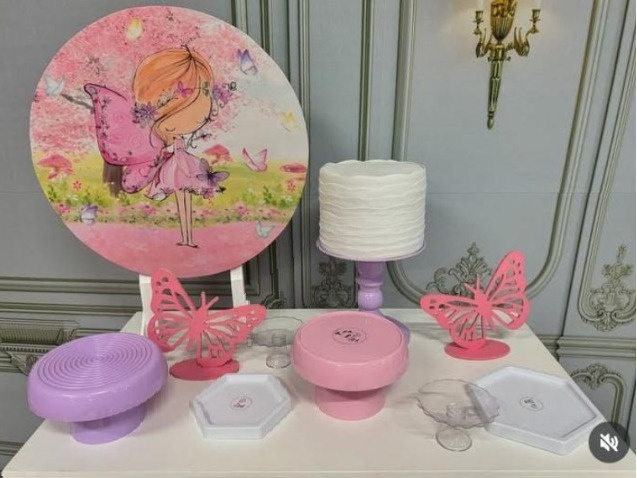 Fadinha Rosa Mini - SofistiqueDecor