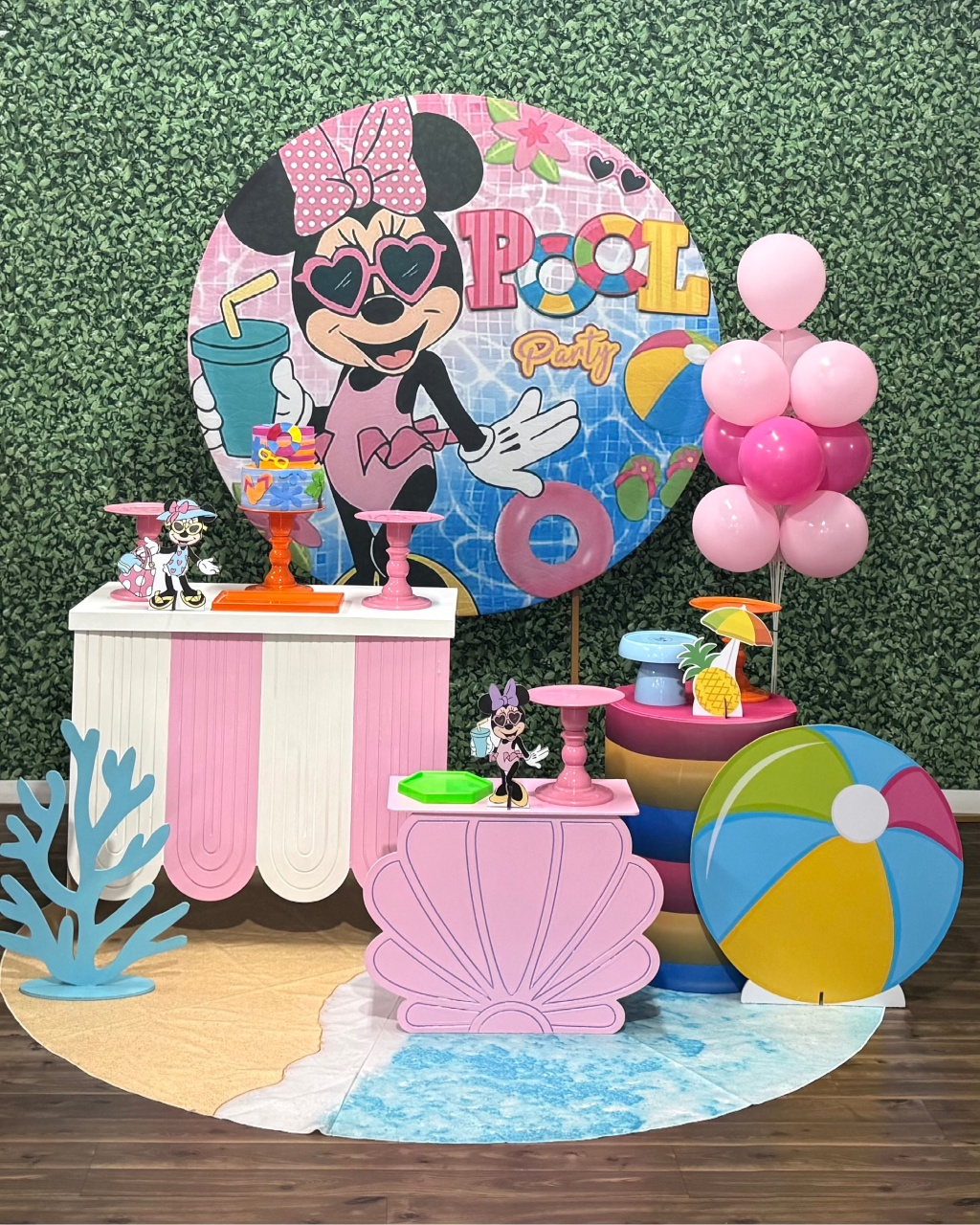 Pool Party Minnie - Modelo 2 - SofistiqueDecor