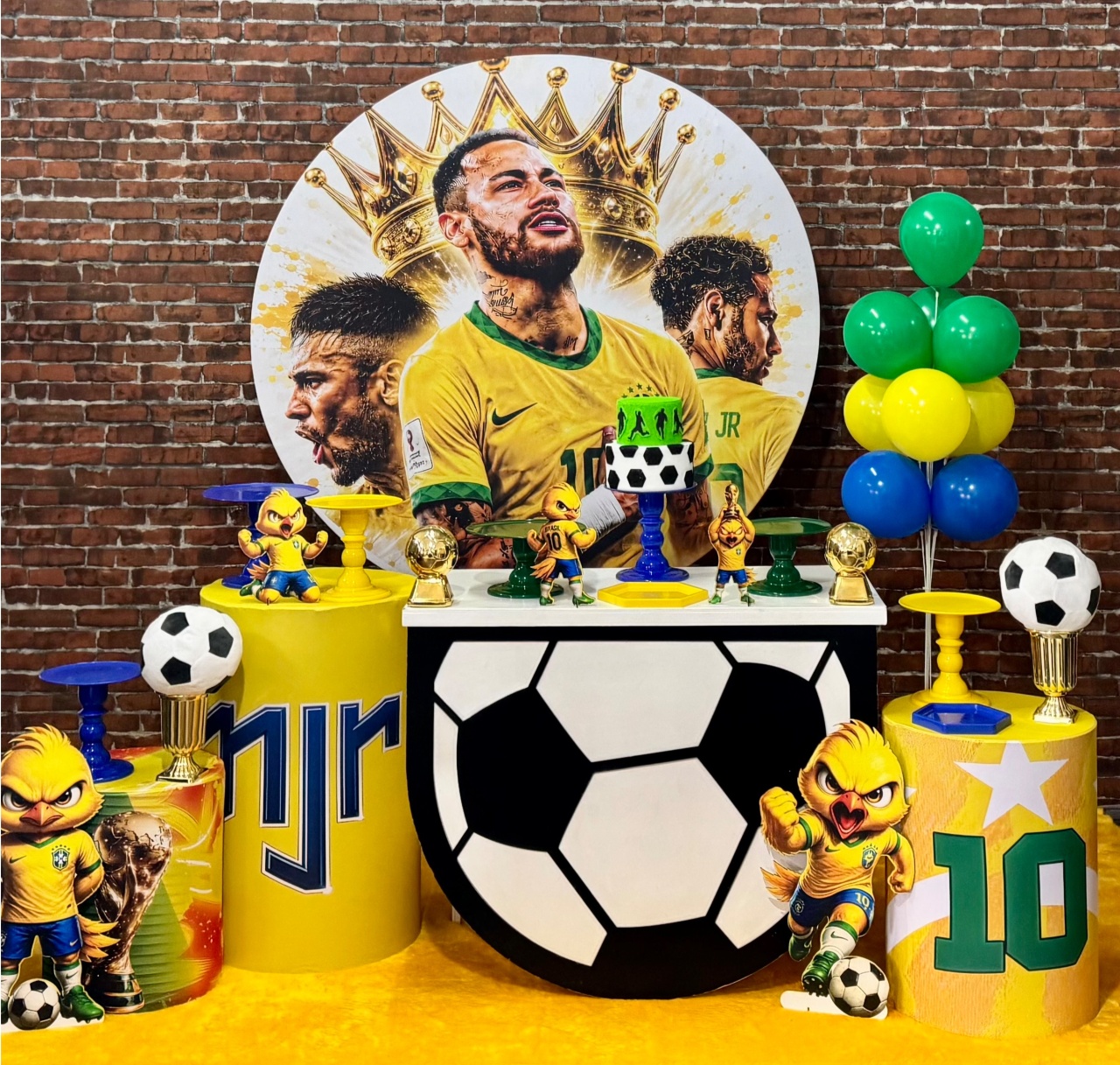 Copa Neymar Futebol - Modelo 1 Com Mesa - SofistiqueDecor