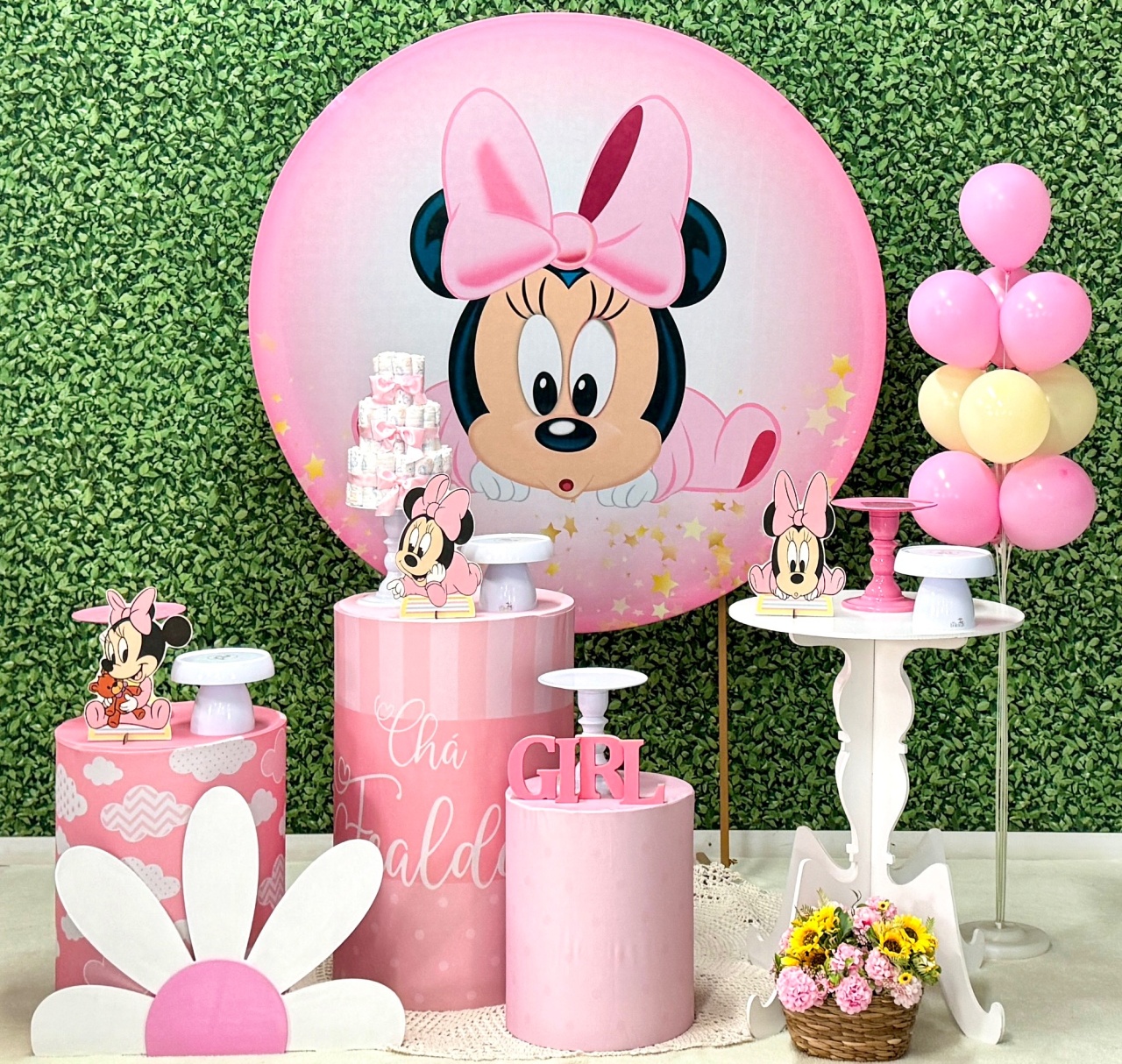Minnie Baby - Chá de Bebê  - SofistiqueDecor