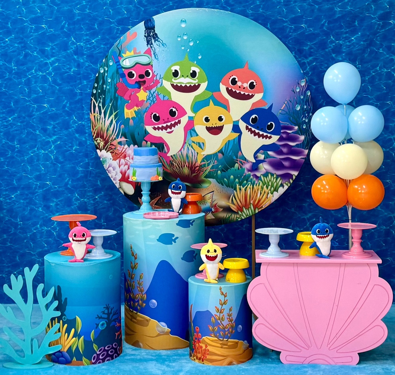 Baby Shark Menina - Modelo 1 - SofistiqueDecor
