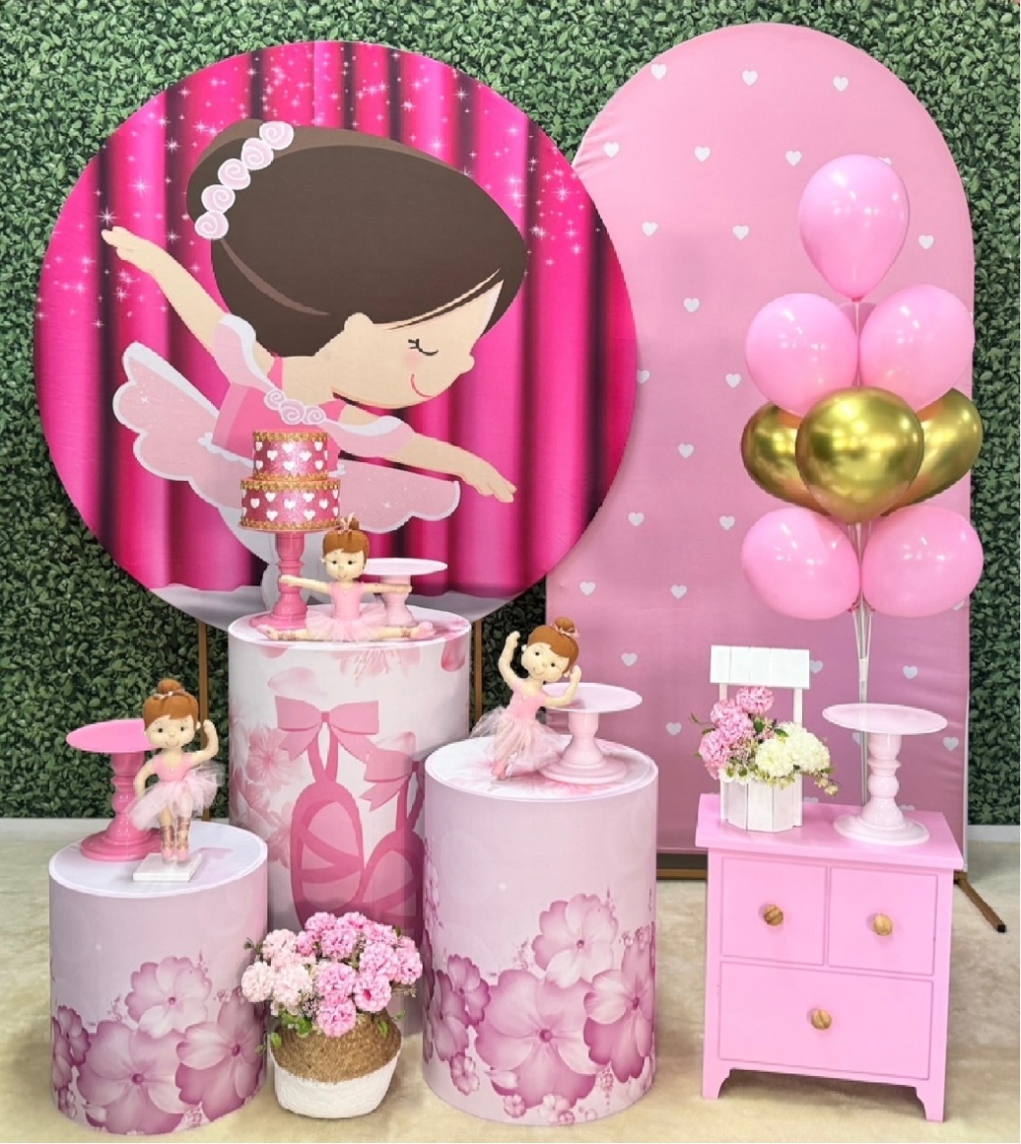 Bailarina - Modelo 1 Com Painel Lateral - SofistiqueDecor