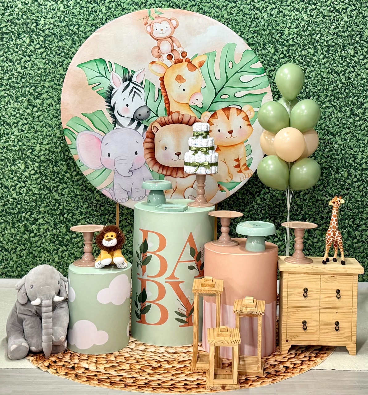 Safari Aquarelado - SofistiqueDecor