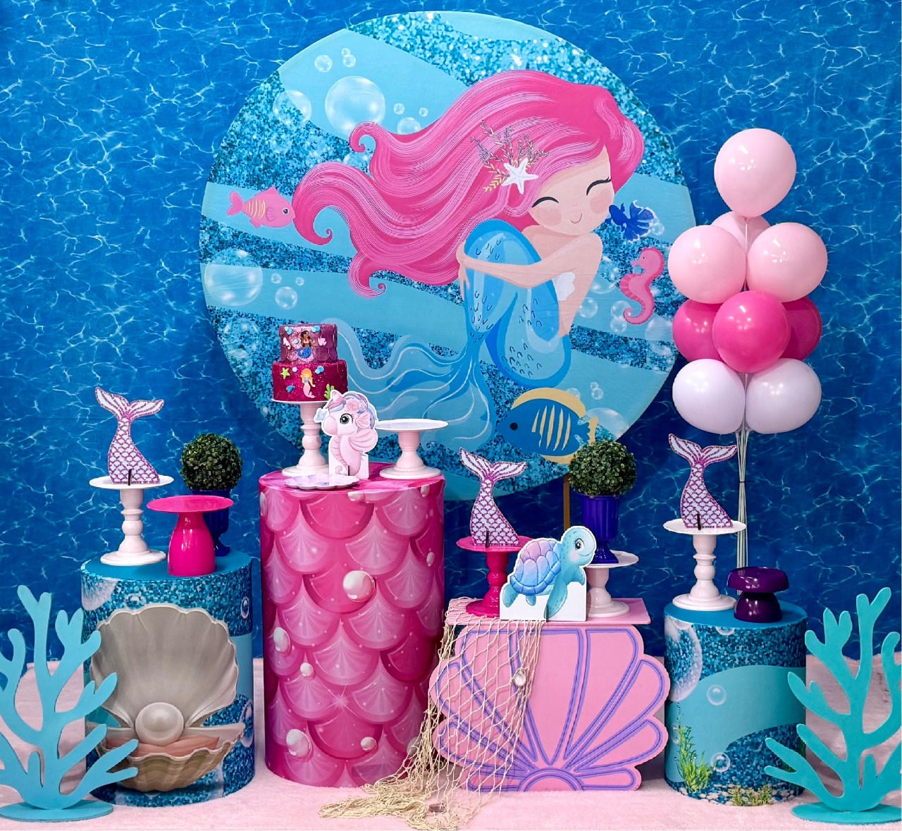 Sereia Cute Rosa - SofistiqueDecor