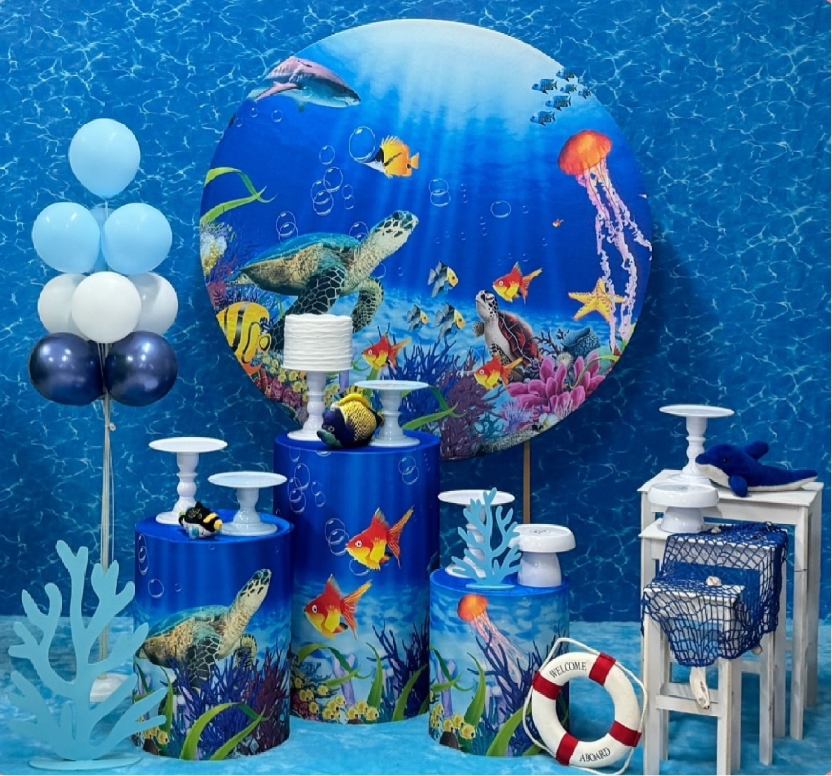 Fundo Do Mar - Modelo 5 - SofistiqueDecor