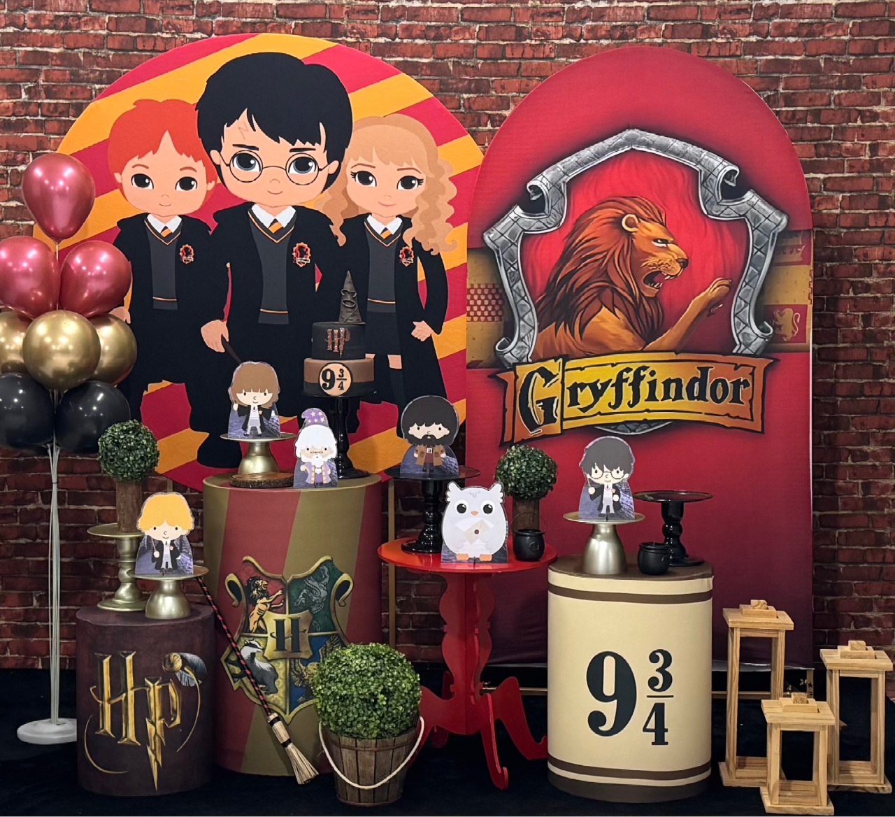 Harry Potter 4 Com Painel Lateral Romano - SofistiqueDecor