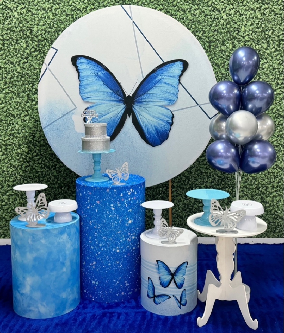 Borboleta Azul 2 - SofistiqueDecor