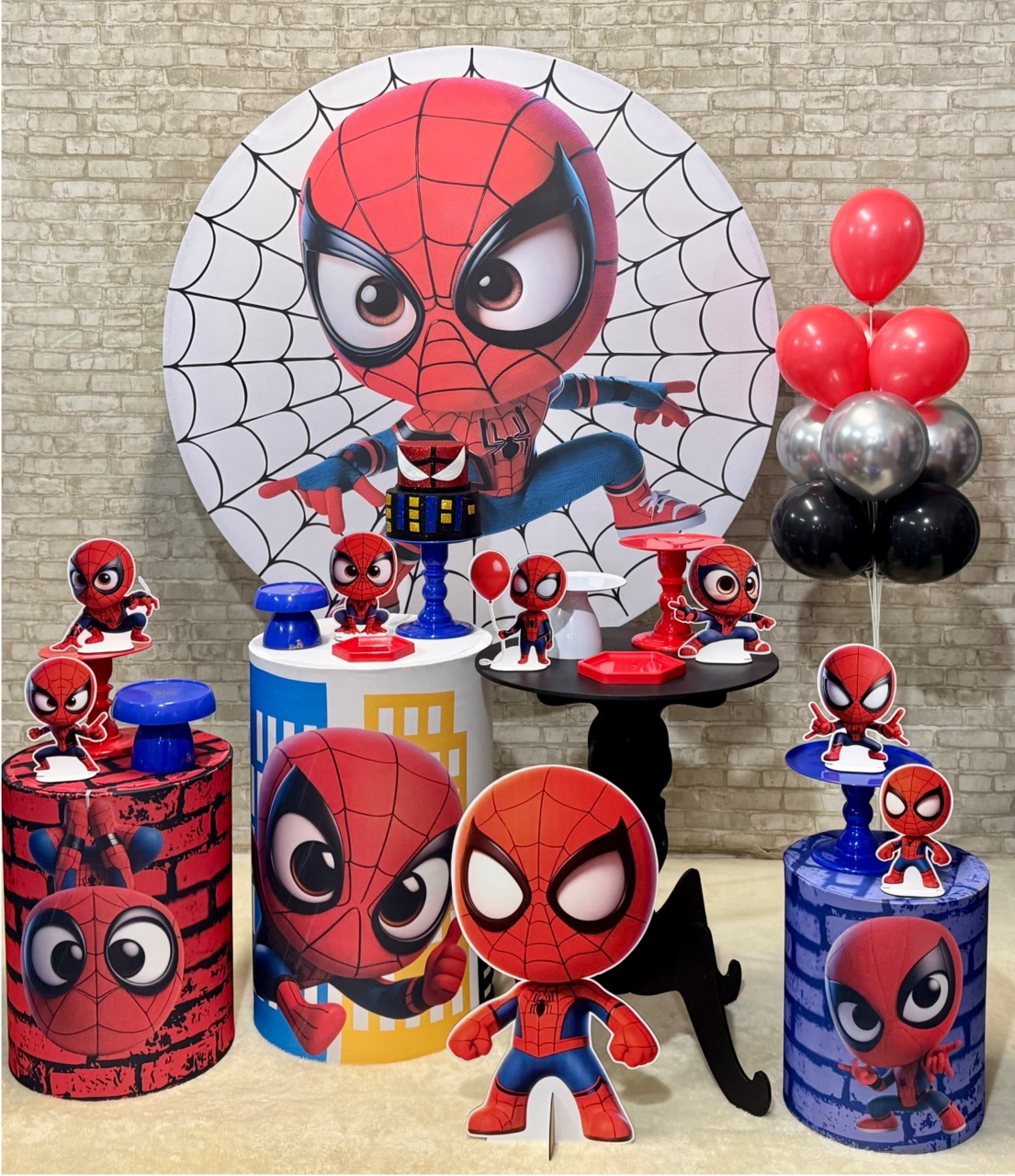 Homem Aranha Cute - Modelo 2 - SofistiqueDecor