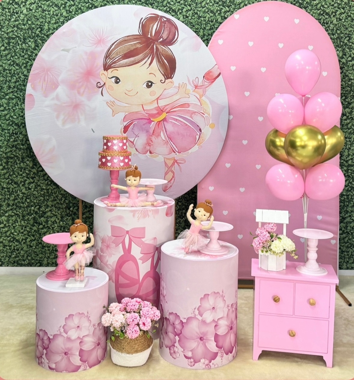 Bailarina - Modelo 3 Com Painel Lateral - SofistiqueDecor
