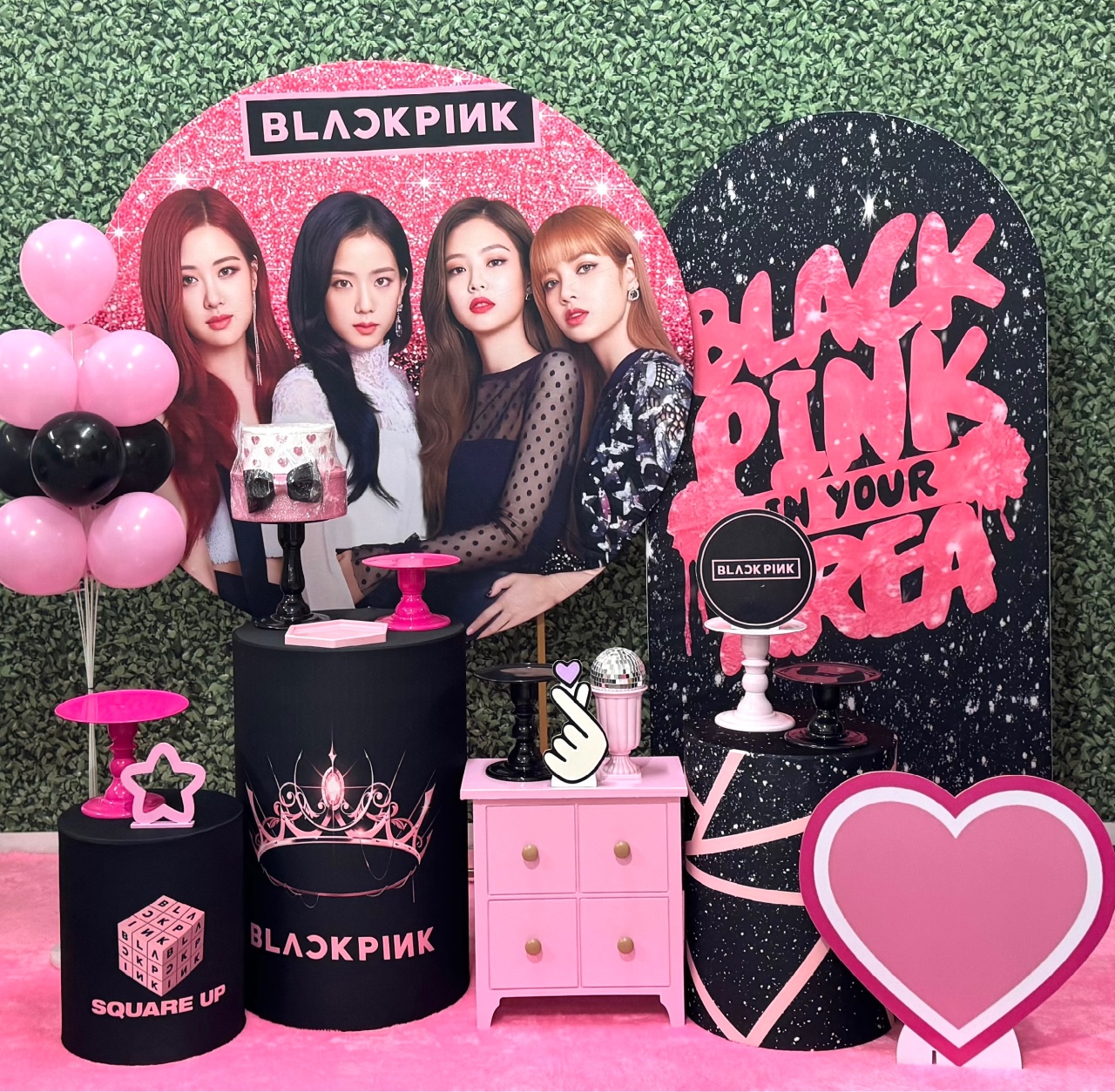 Black Pink - Modelo 5 Com Painel Lateral - SofistiqueDecor