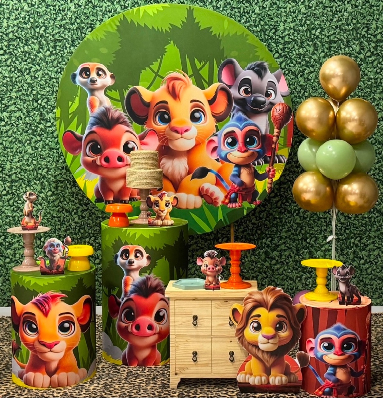 Rei Leão Cute  - SofistiqueDecor