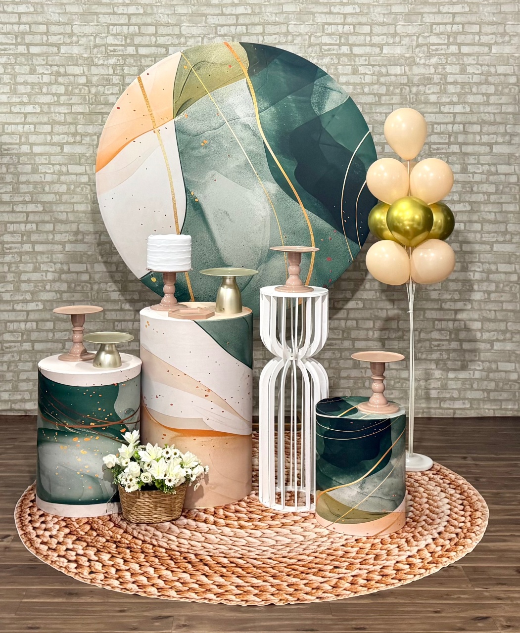 Verde Marmorizado  - SofistiqueDecor