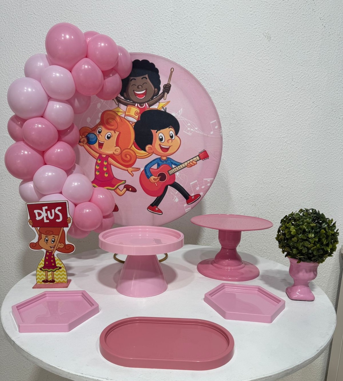 Três Palavrinhas Rosa - Apenas Um Bolinho  - Brunafestass