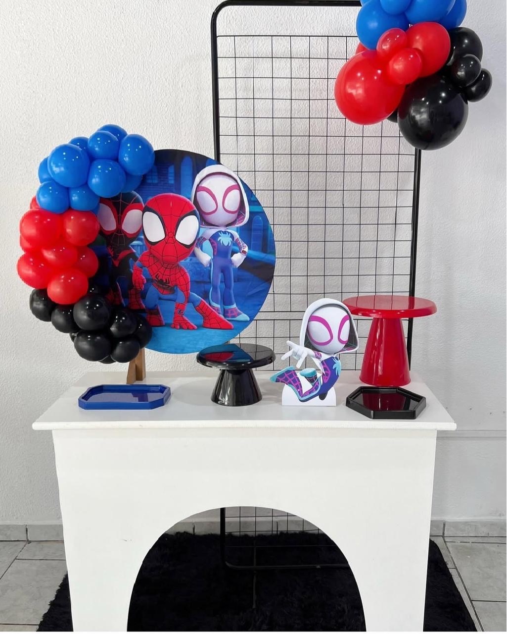 Painel Biombo Homem Aranha (Spidey E Seus Amigos) - Brunafestass