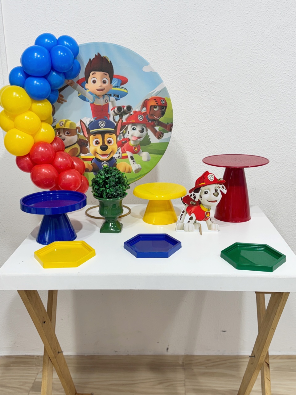 Kit Mesa X - Patrulha Canina  - Brunafestass