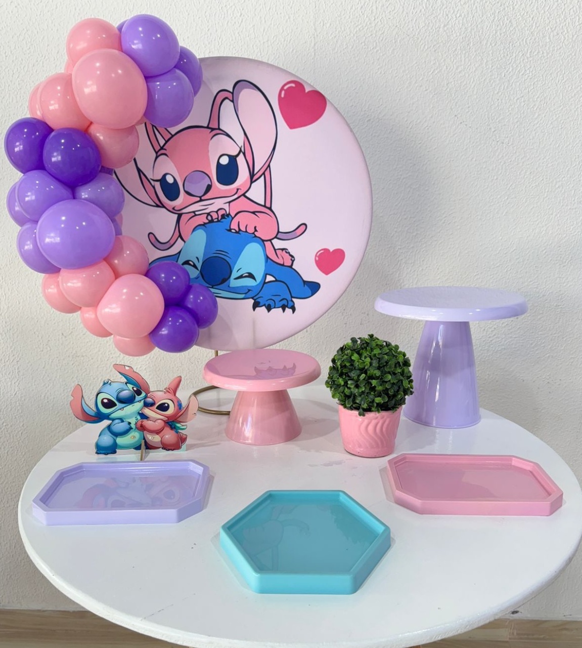 Stitch E Angel - Apenas Um Bolinho - Brunafestass