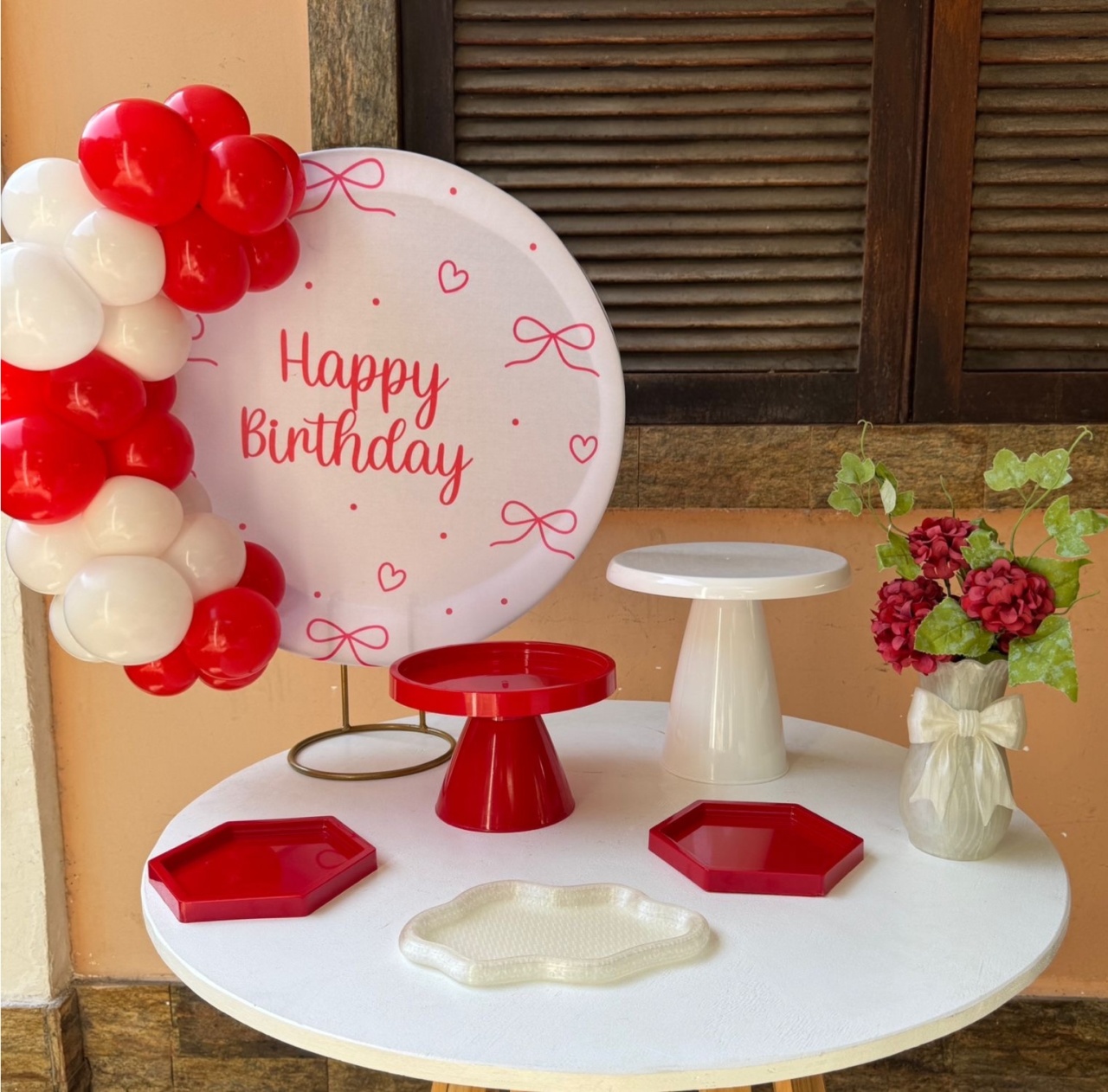 Happy Birthday Laços - Apenas Um Bolinho - Brunafestass