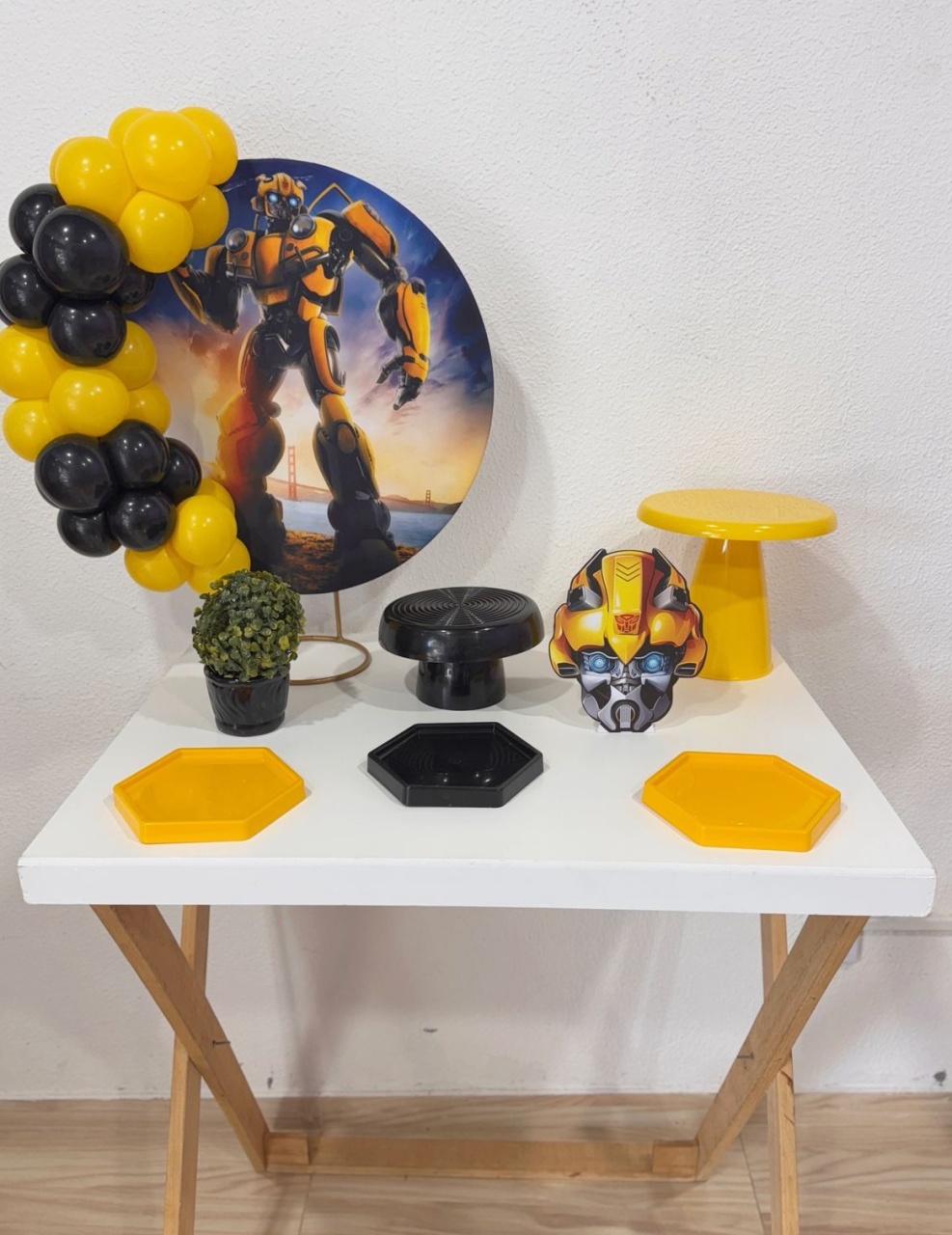 Transformers Amarelo - Mesa X - Brunafestass