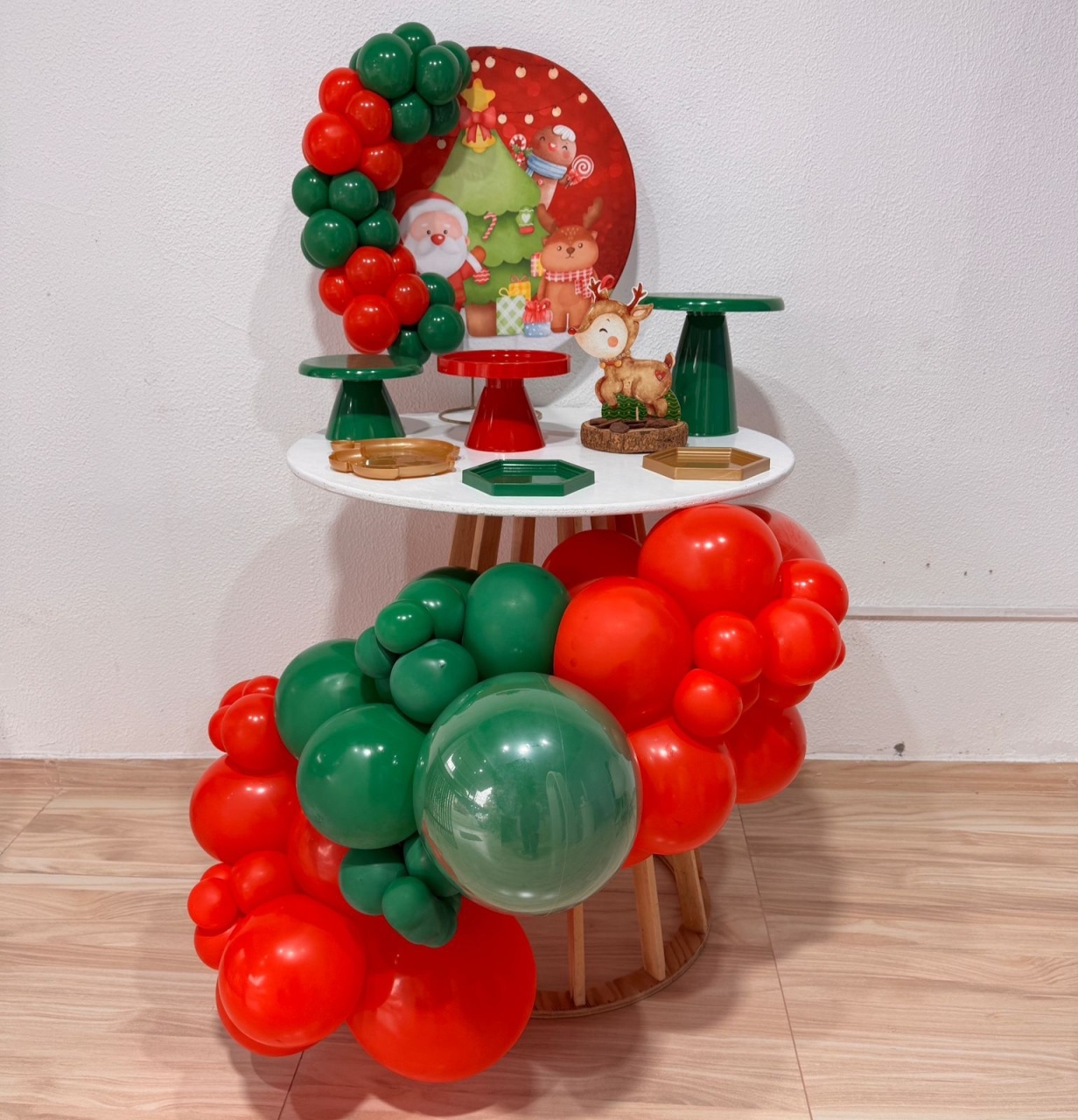 Natal - Mesa Ripada + Guirlanda - Brunafestass