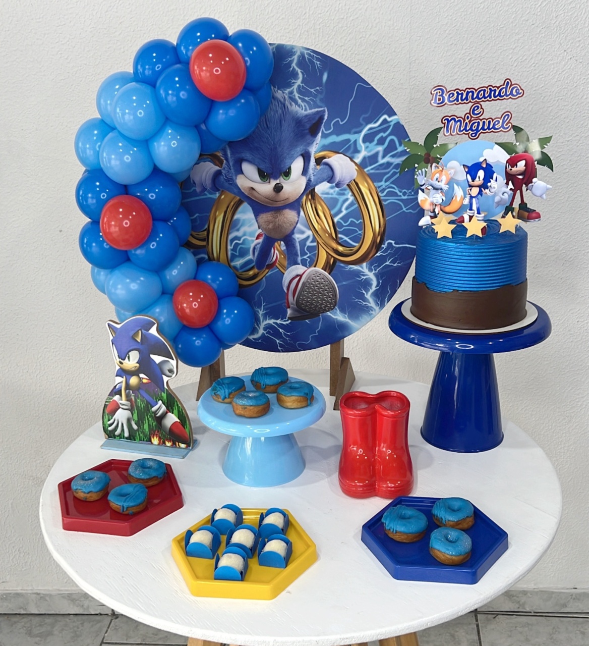 Kit Festejar Sonic  - Brunafestass
