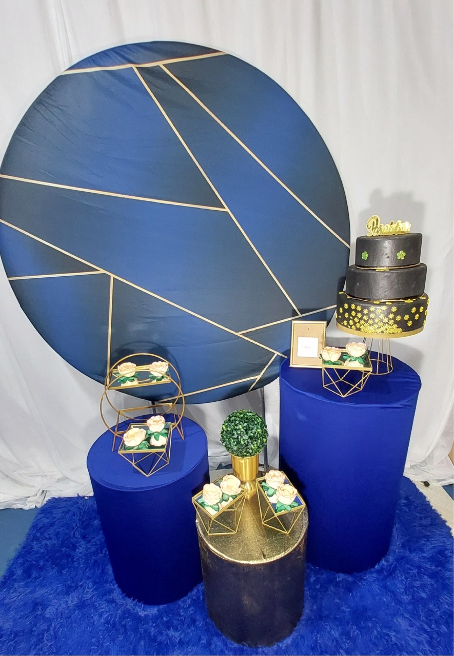 Kit Adulto Masculino Azul Quadriculado - Monte Decor by Rose