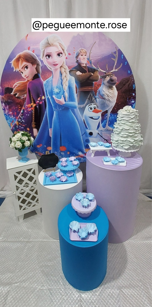 Kit Menina Frozem - Monte Decor by Rose