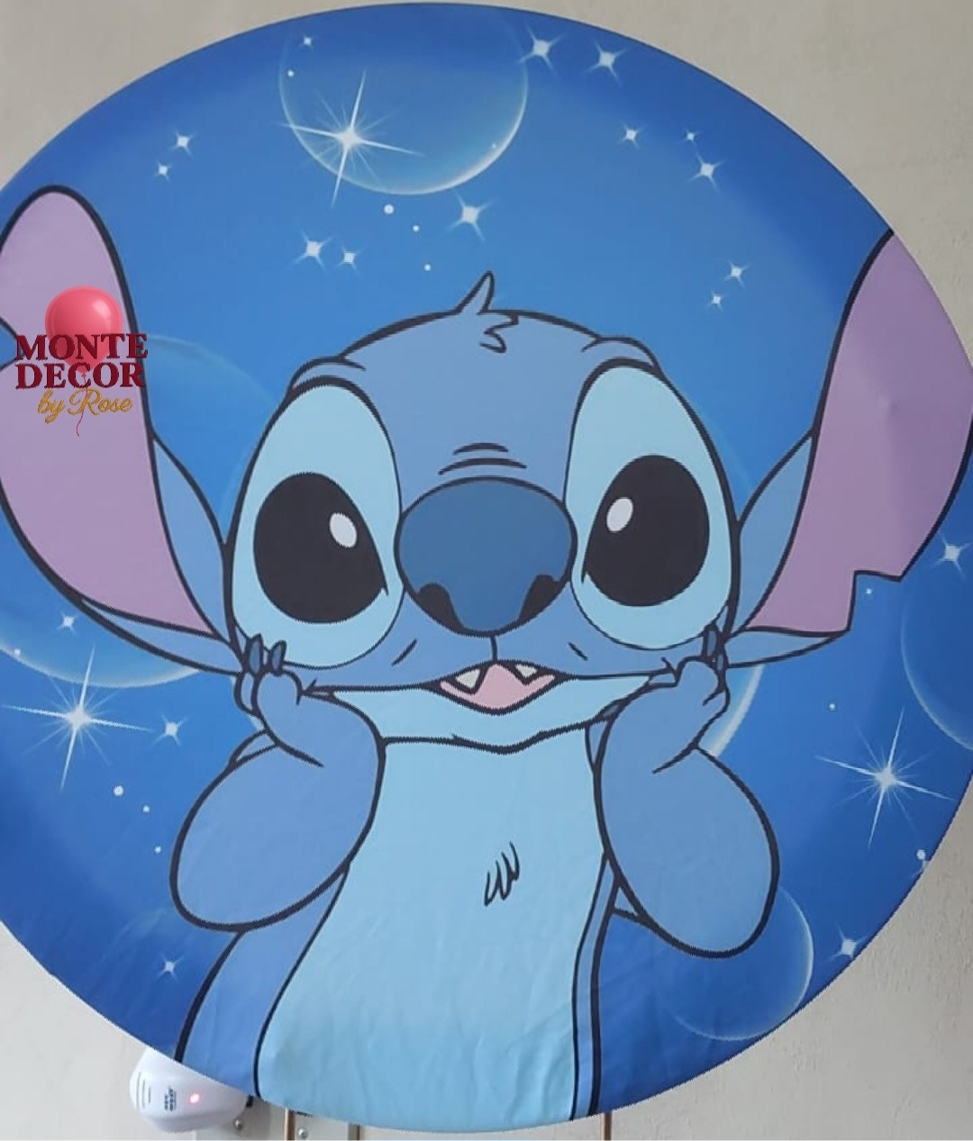 Mês Versario Stitch  - Monte Decor by Rose