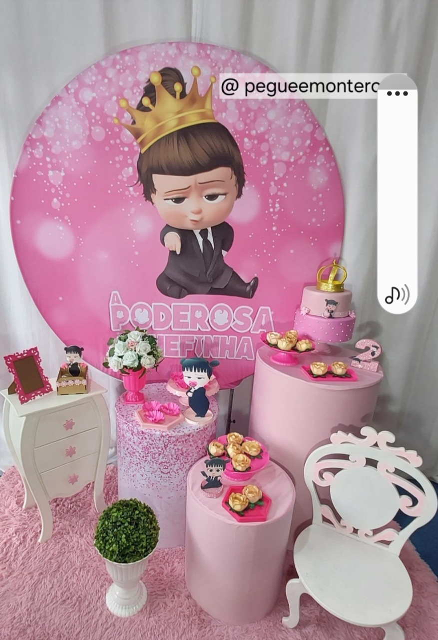 Menina Poderosa Chefinha   - Monte Decor by Rose
