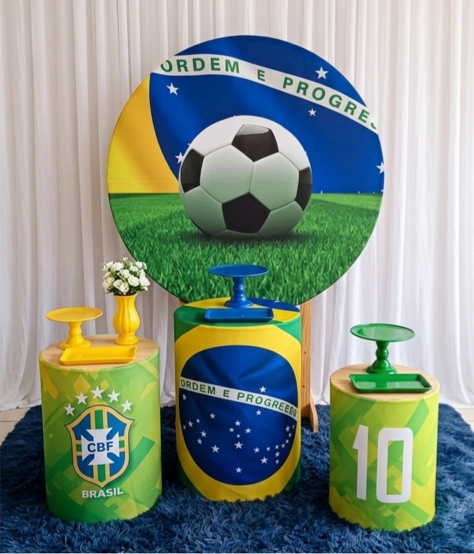 Kit Copa Brasil - Monte Decor by Rose