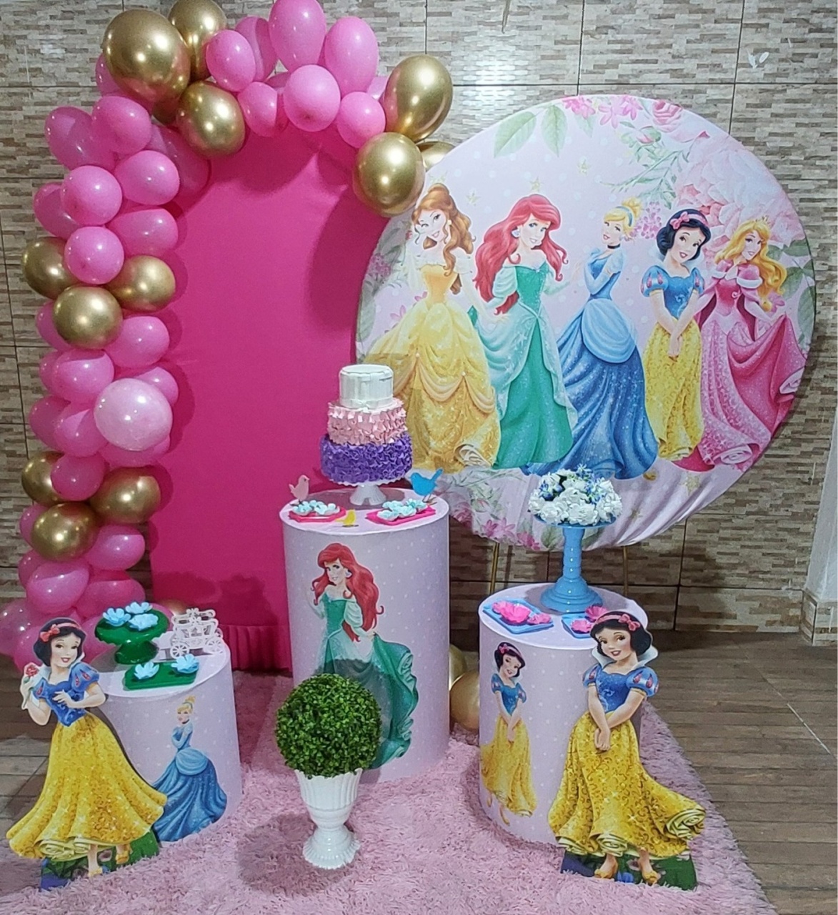 Kit Menina As Princesas - Monte Decor by Rose