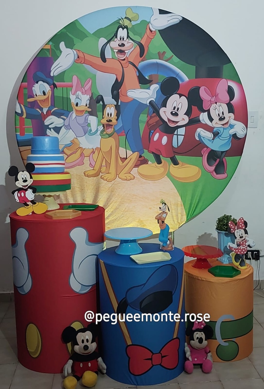 Kit Menino Mickey E Sua Turma - Monte Decor by Rose