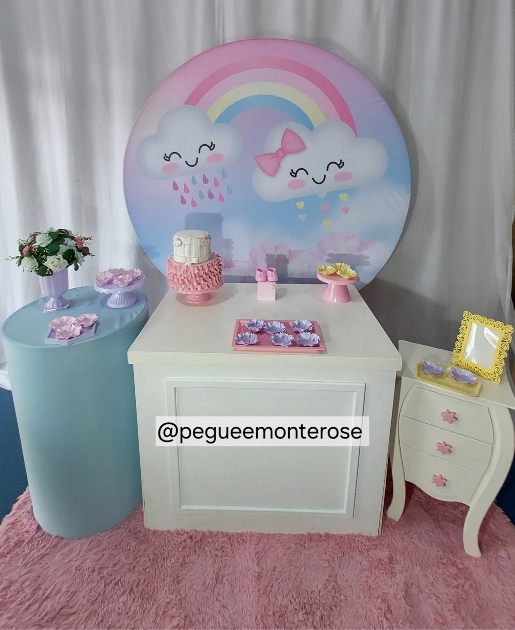 Chá de Bebê Chuva de Amor - Monte Decor by Rose